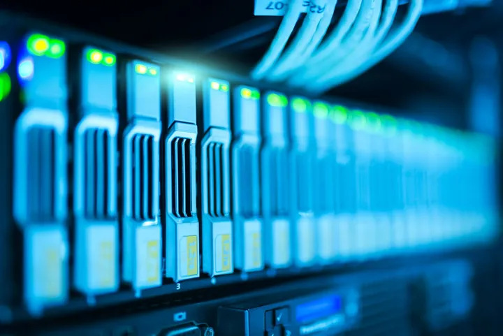 A database server handling business data — Avaib