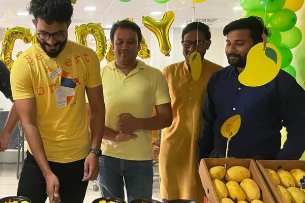 Avaib team at a Mango Day celebration
