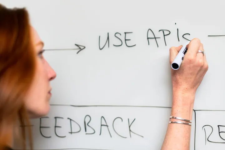 An Avaib team planning a software sprint at a whiteboard — Avaib