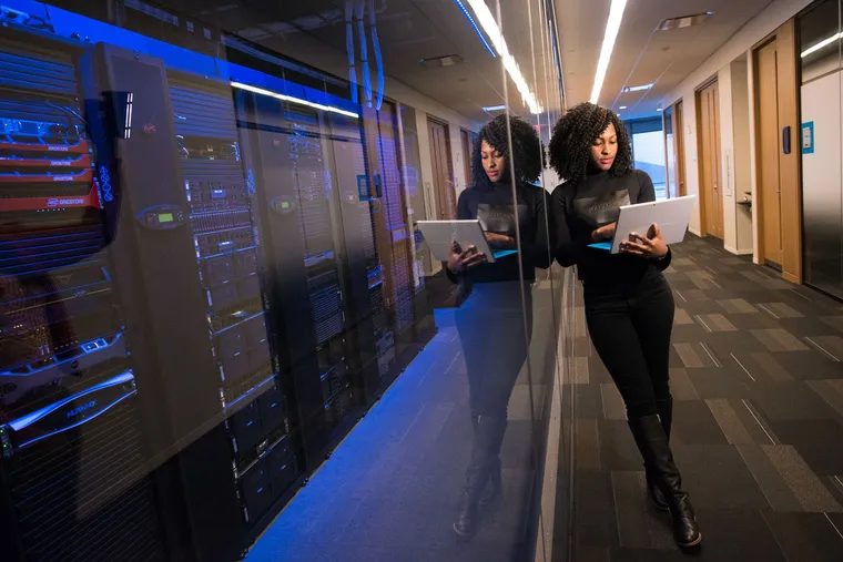 An engineer reviewing cloud security and monitoring on a laptop — Avaib — Avaib