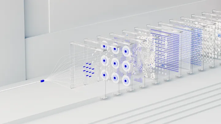 A data scientist working on a machine-learning model — AI development at Avaib — Avaib