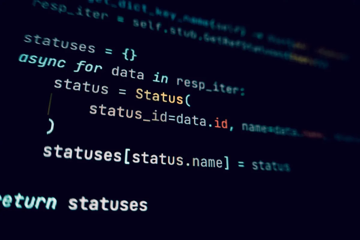 A developer building an API in a terminal on screen