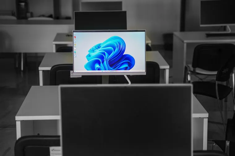 A desktop business application on a monitor — Avaib — Avaib