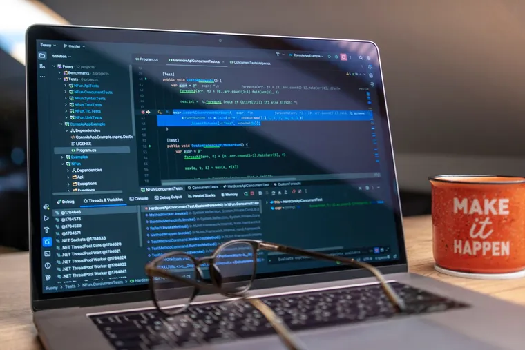 A developer building the mobile back end on a laptop — Avaib — Avaib