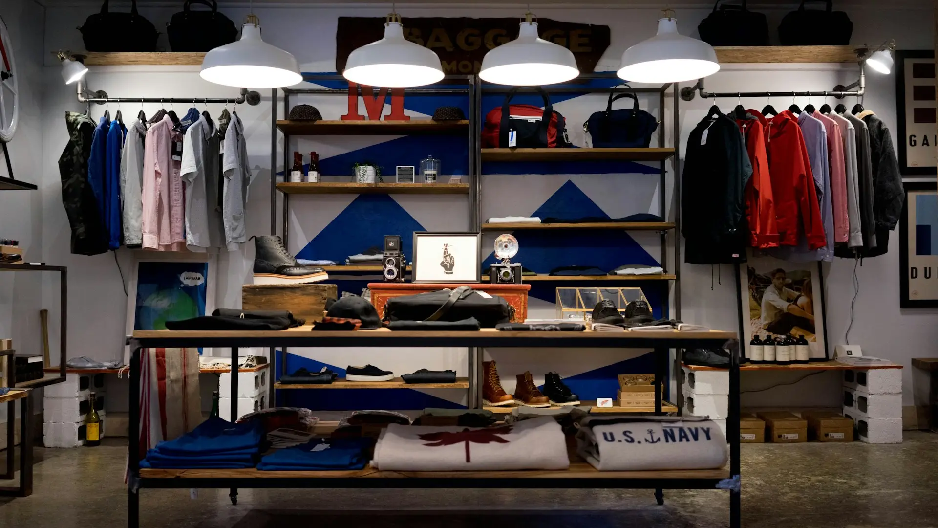 A retail store interior — software Avaib builds for retail